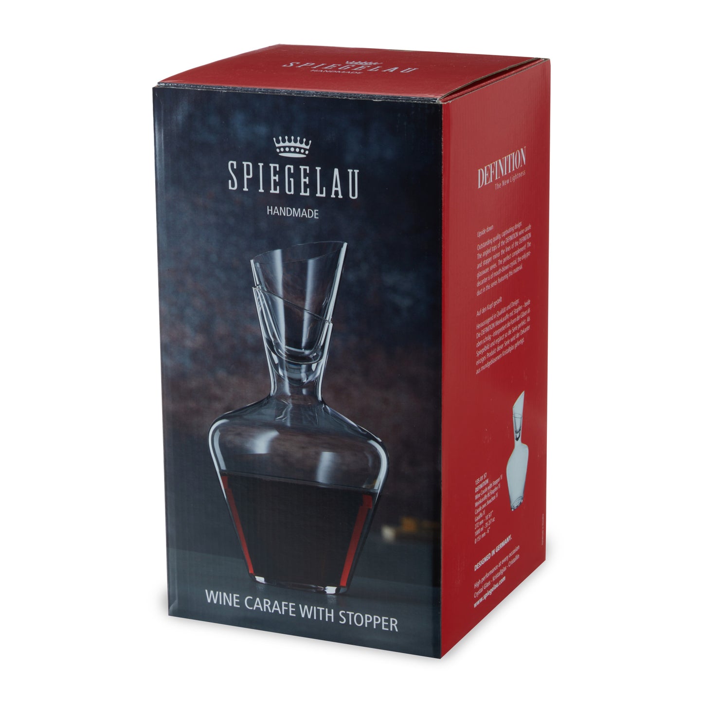 Spiegelau Definition 1L Wine Decanter and Stopper