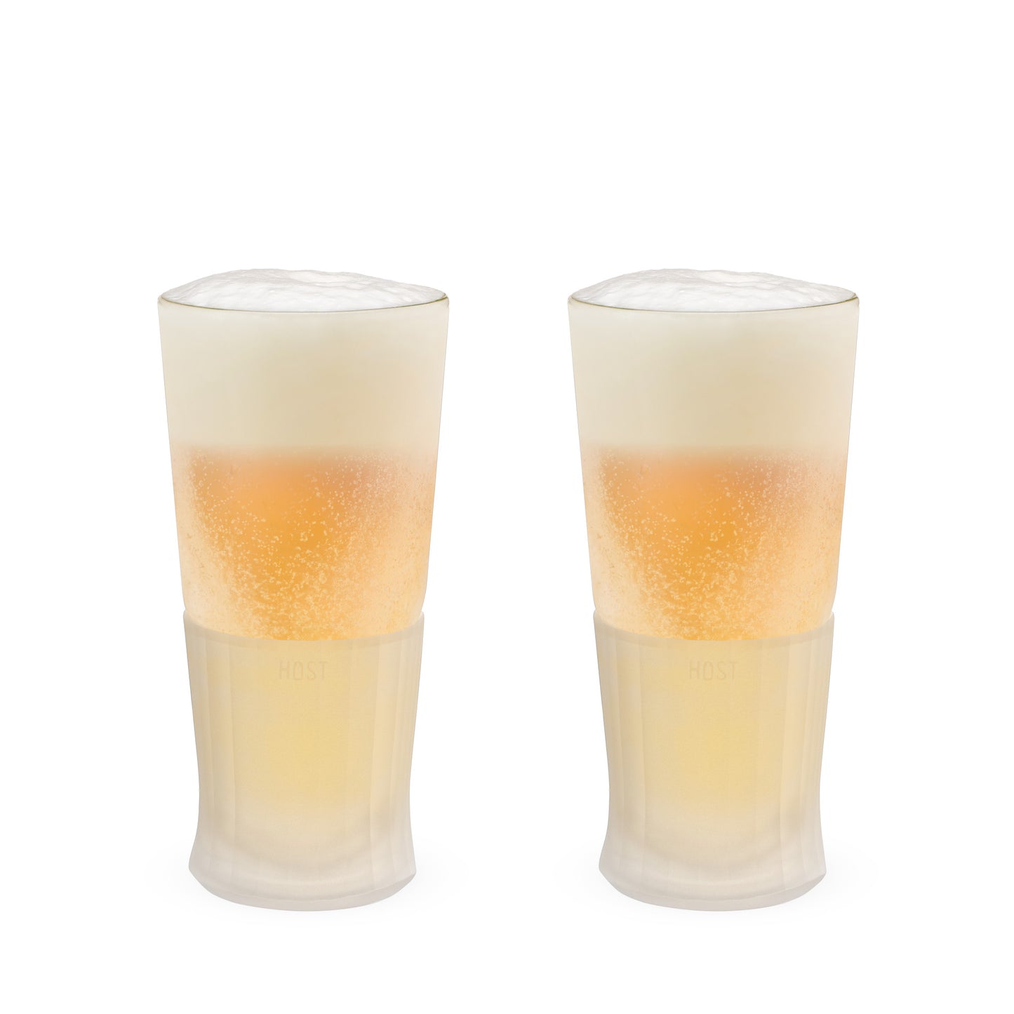 Glass FREEZE™ Beer Glass (set of two) by HOST®