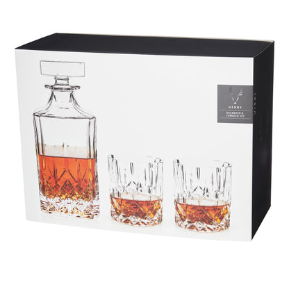 Admiral™ 3-Piece Decanter & Tumbler Set by Viski® - Mixologist Warehouse