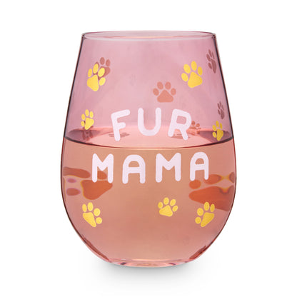 Fur Mama 20 oz Stemless Wine Glass by Blush®