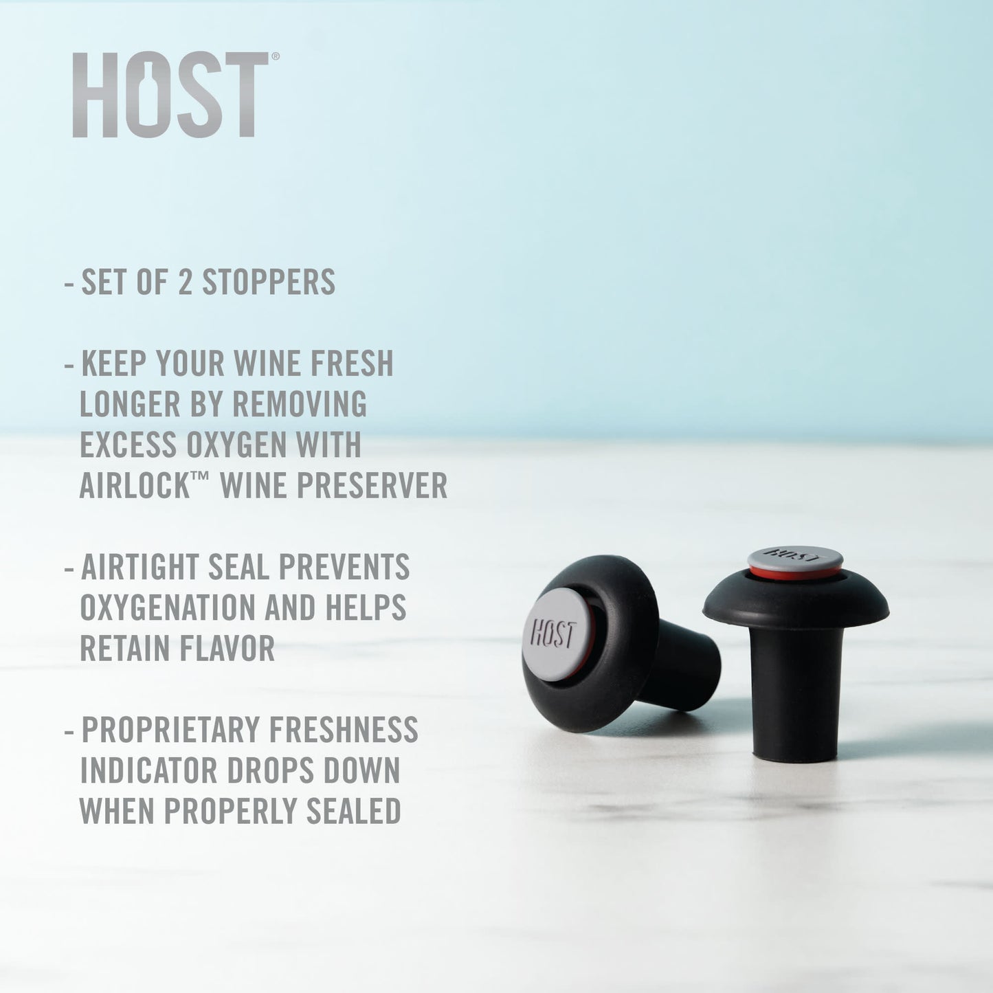 AirLOCK™ Extra Wine Stoppers