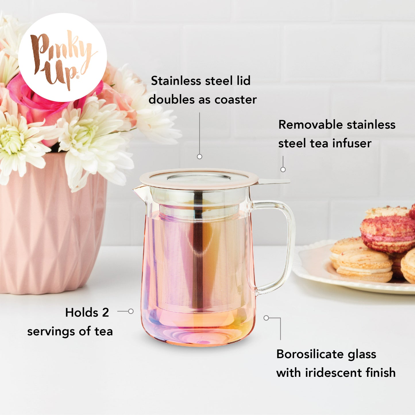 Chas™ Mini Glass Teapot & Infuser