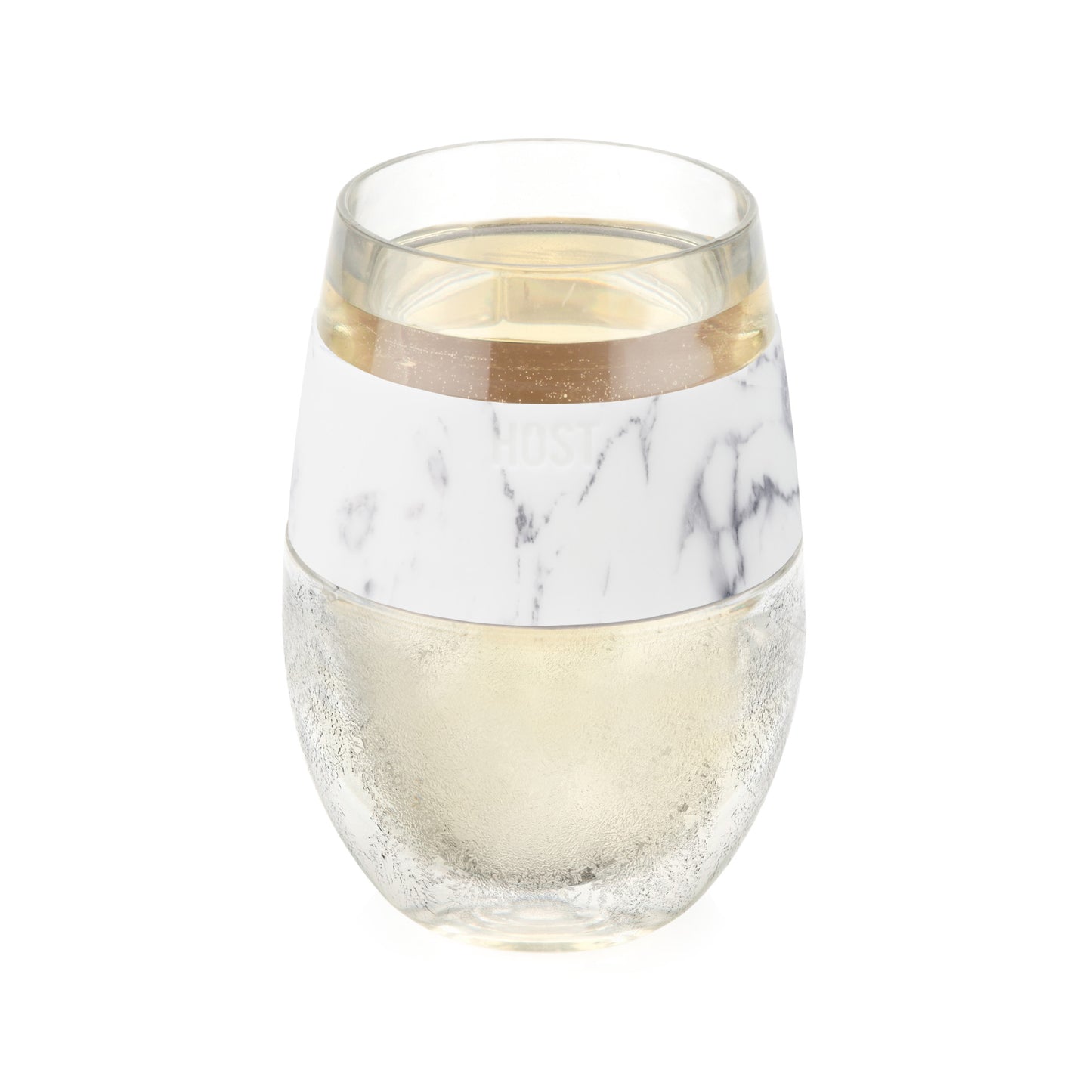 Wine FREEZE™ Cooling Cup in Marble Single