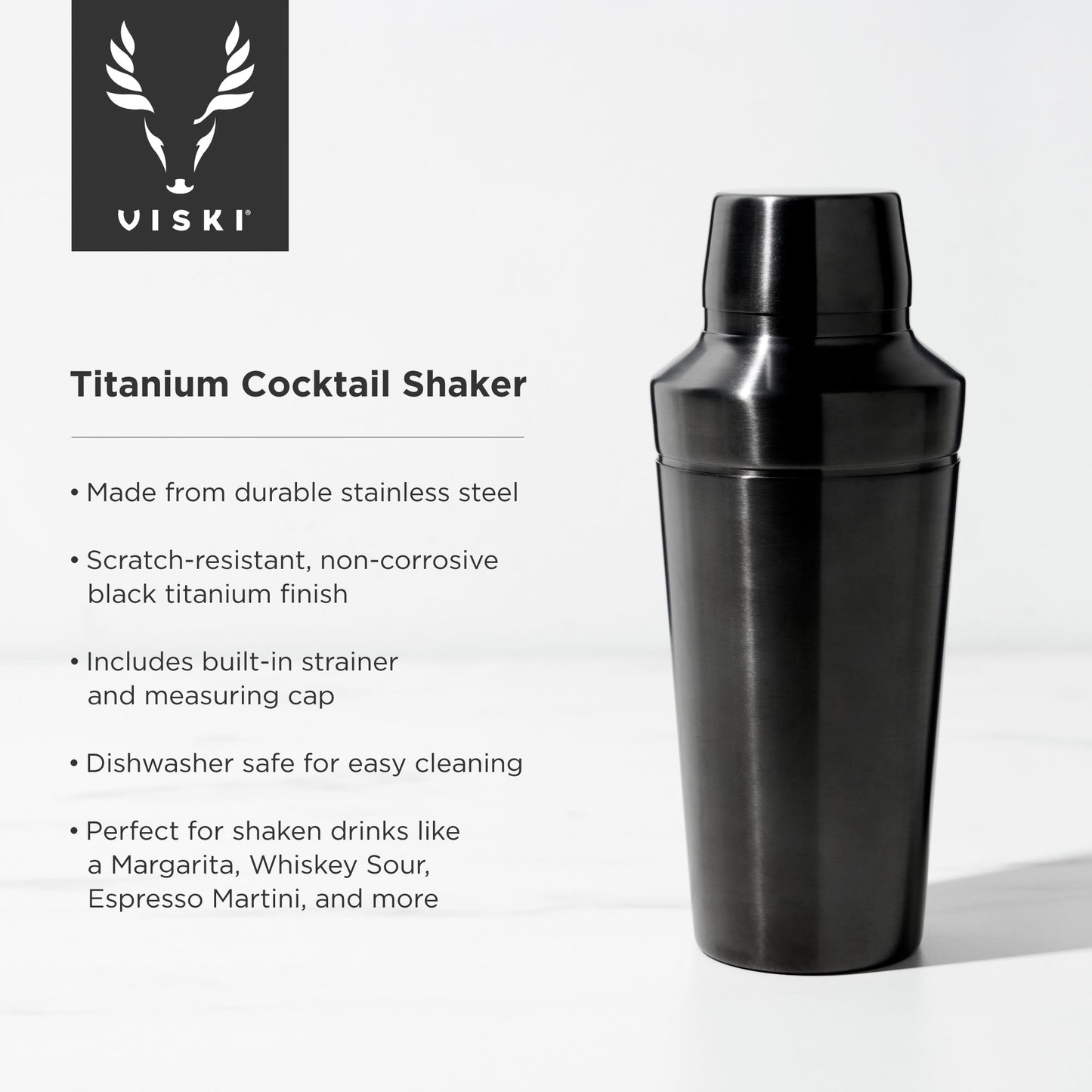 Titanium Cocktail Shaker Viski®