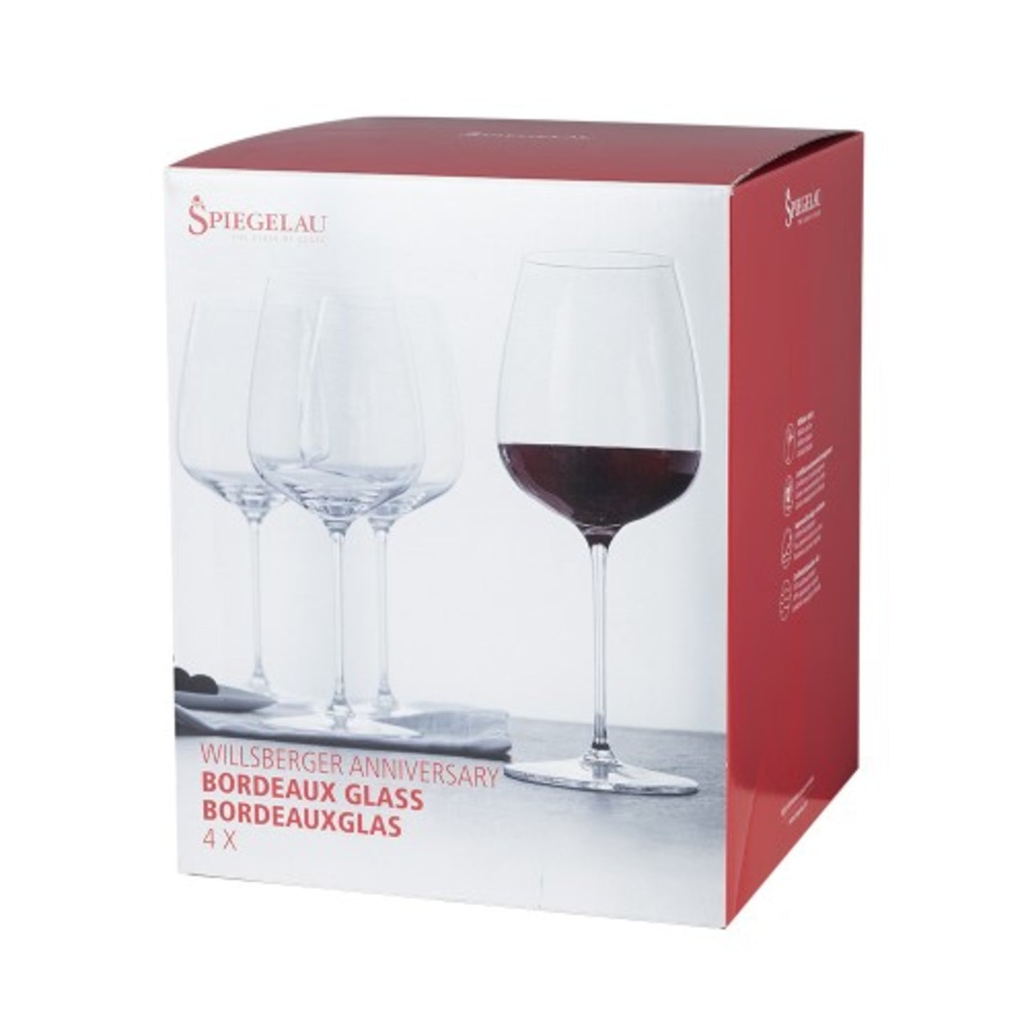 Spiegelau Willsberger 22.4 oz Bordeaux glass (set of 4)