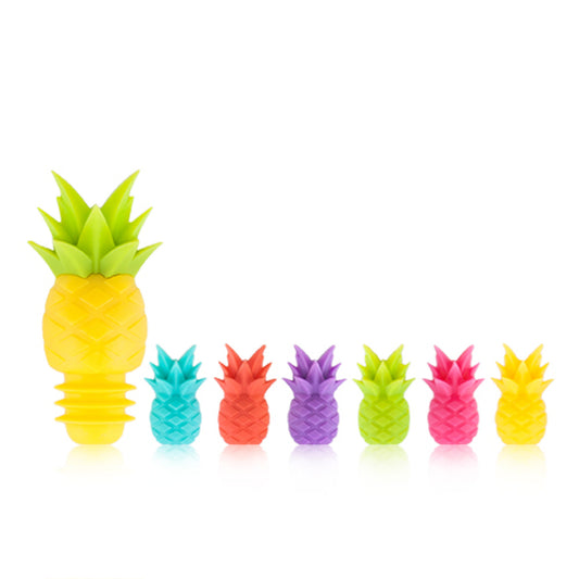 Pineapple Charms And Bottle Stopper