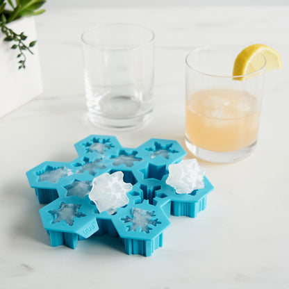 Snowflake Silicone Ice Cube Tray