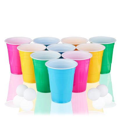 Neon Beer Pong Set