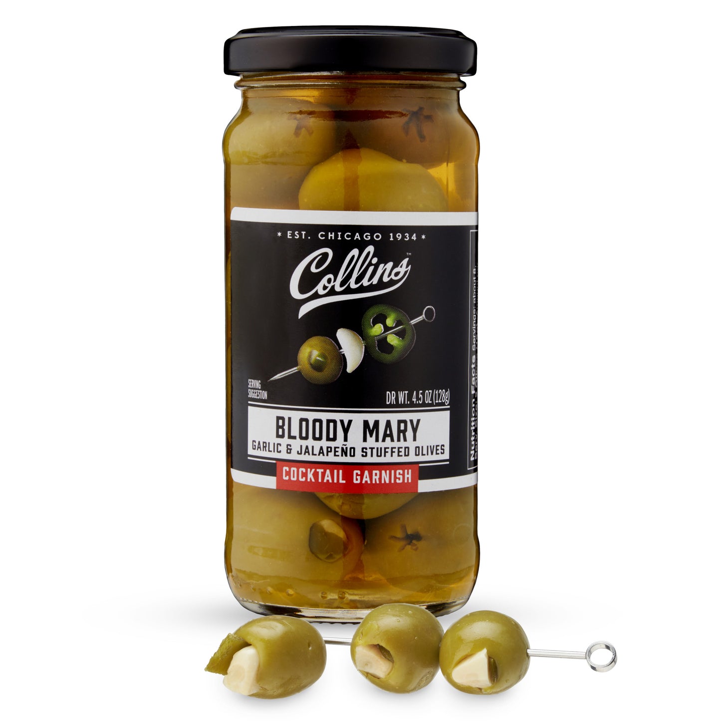 4.5 oz. Bloody Mary Cocktail Olives