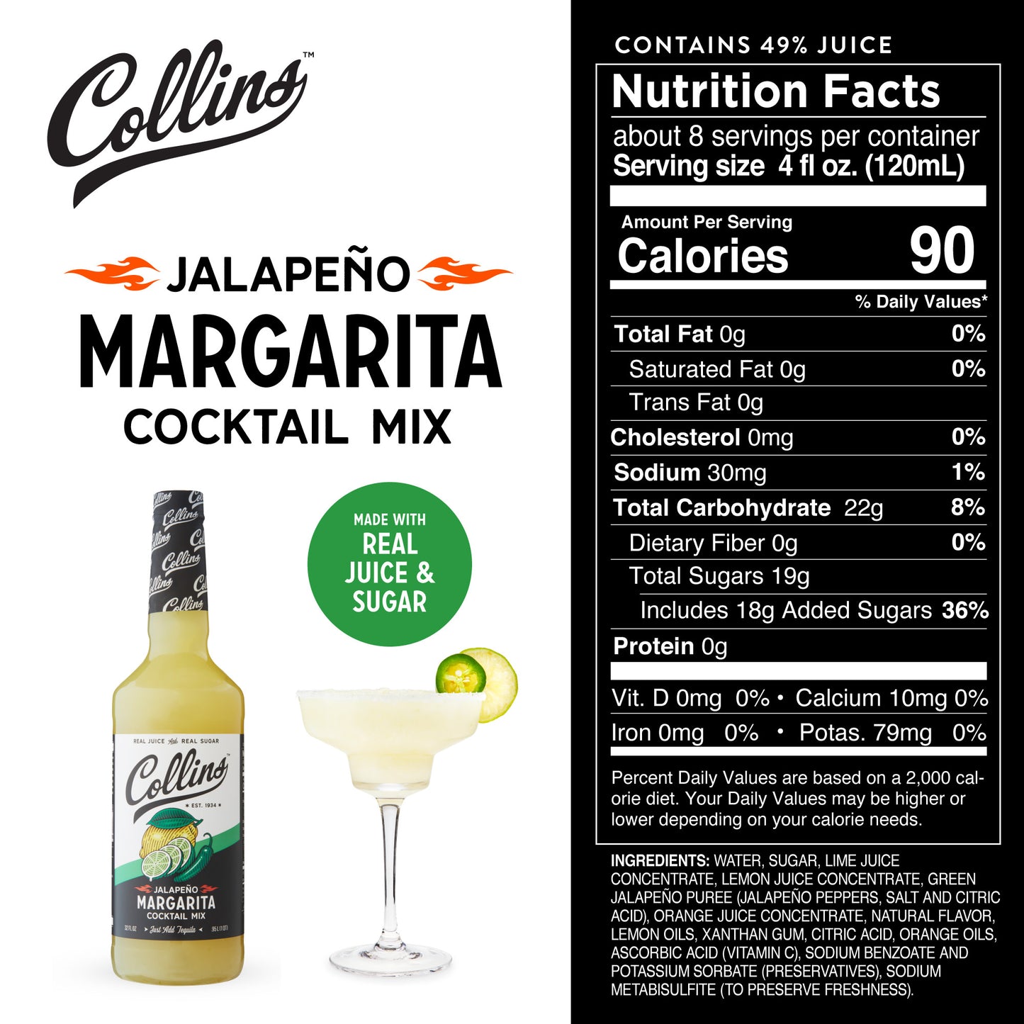 32 oz. Jalapeno Margarita Cocktail Mix