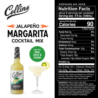 32 oz. Jalapeno Margarita Cocktail Mix