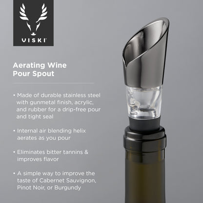 Gunmetal Aerating Pour Spout