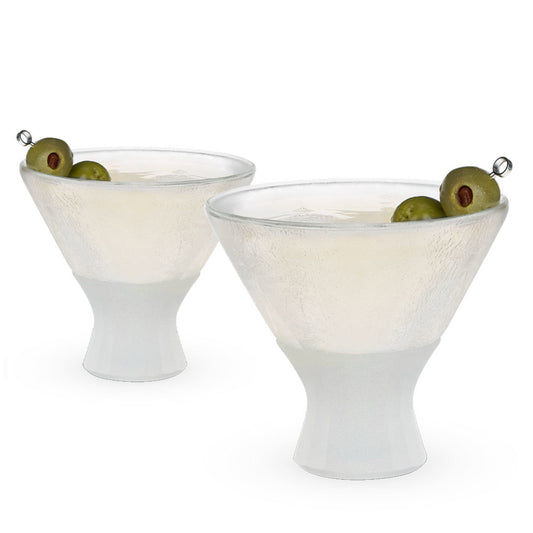 Glass FREEZE™ Martini Glass by HOST®  (set of two)