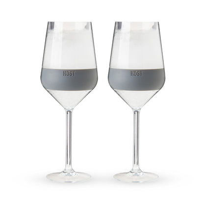 Wine FREEZE Stemmed in Gray (set of 2)