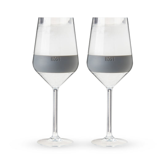 Wine FREEZE Stemmed in Gray (set of 2)