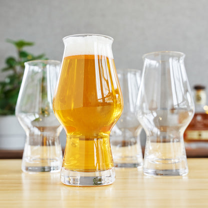 IPA Beer Glasses, Set of 4 by True