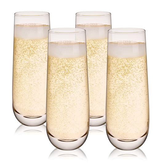Stemless Champagne Flute by True set of 4