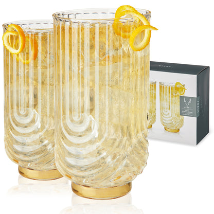 Gatsby Crystal Highball Glasses Viski®