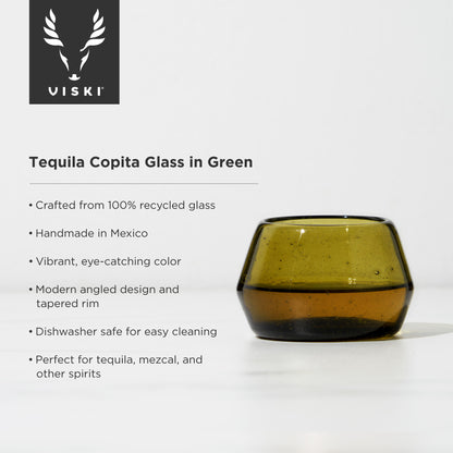 Tequila Copita Glass in Green
