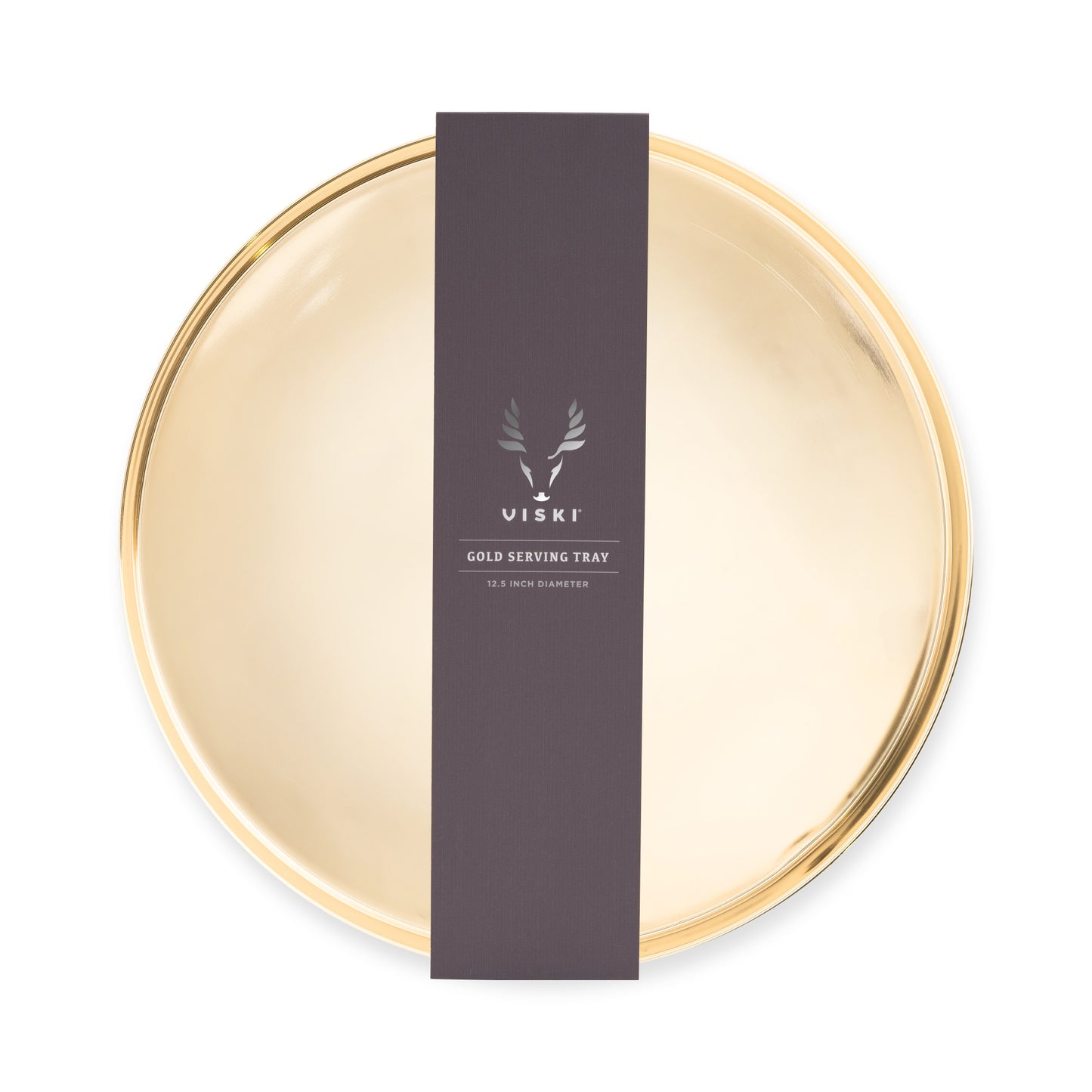 Round Gold Serving Tray by Viski®