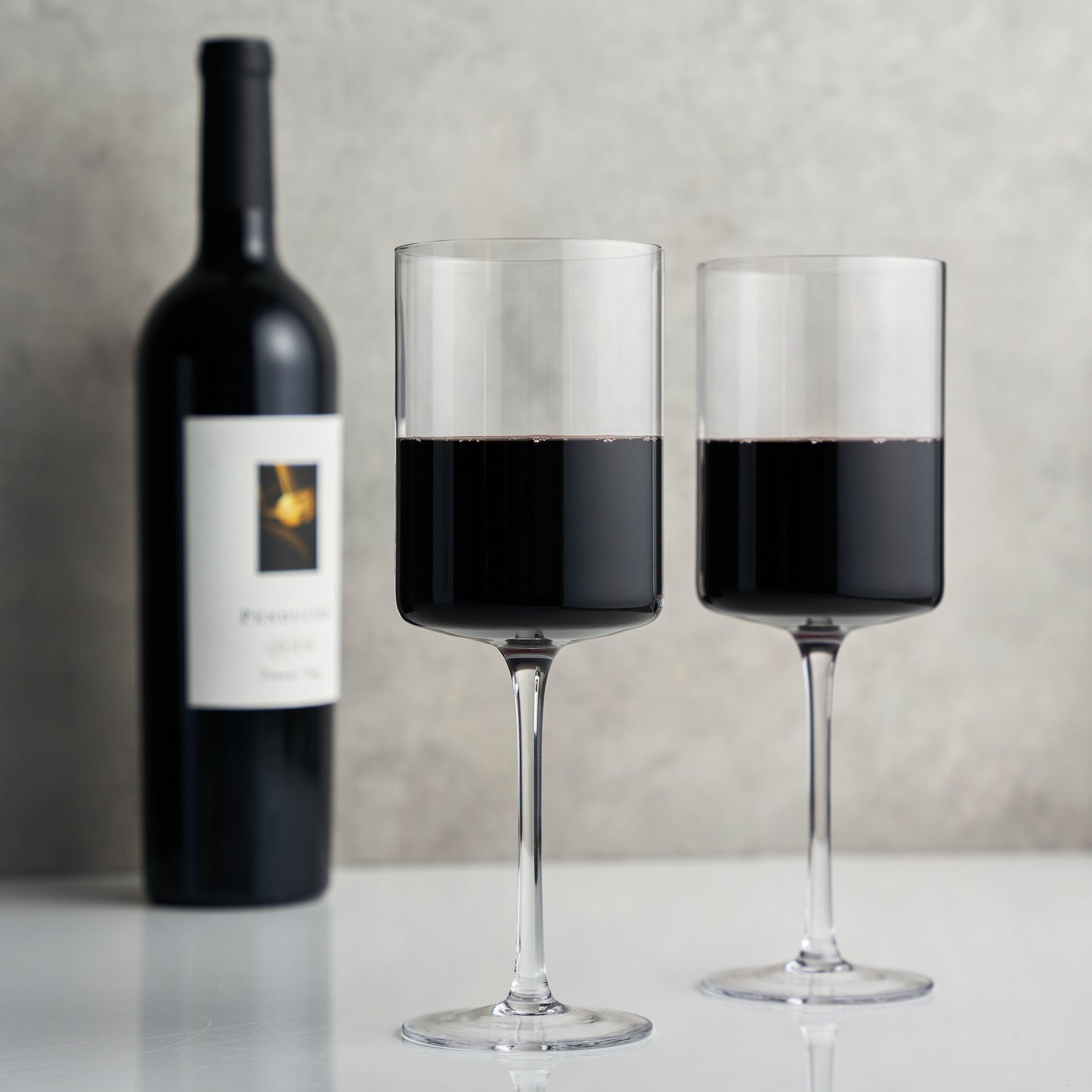 Laurel Crystal Red Wine Glasses