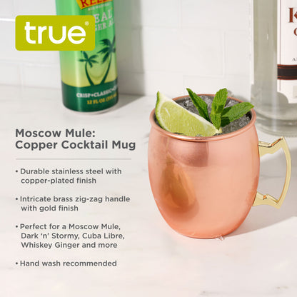 Moscow Mule Copper Cocktail Mug by True