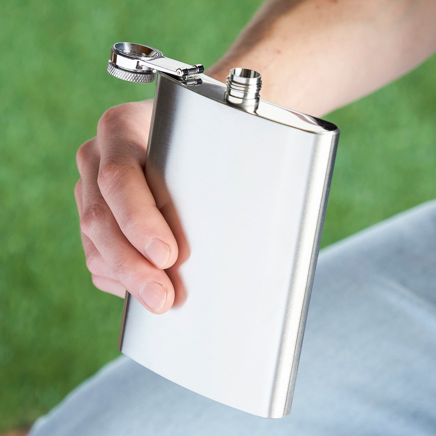 TrueFlask™: 8 oz Stainless Steel Flask