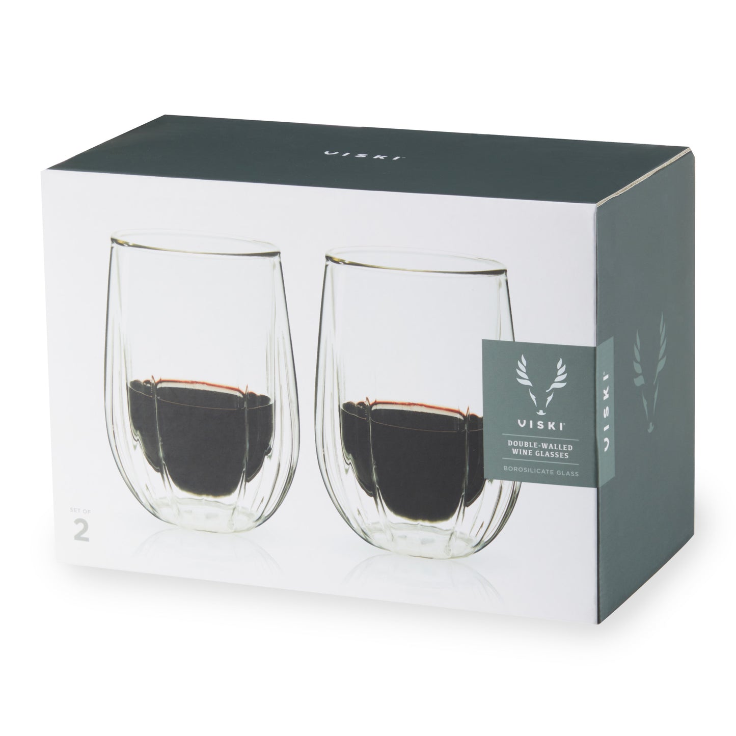 Double Walled Wine Glasses