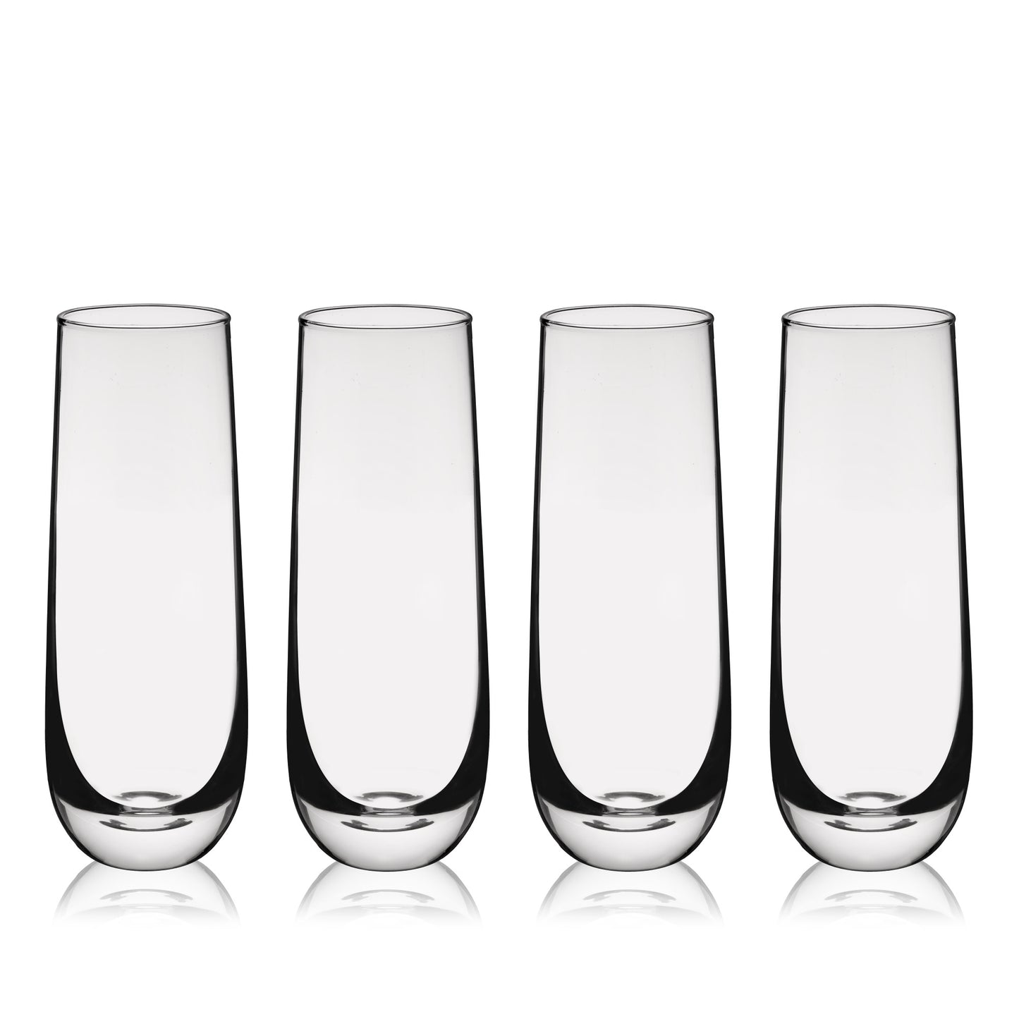 Stemless Champagne Flute by True set of 4