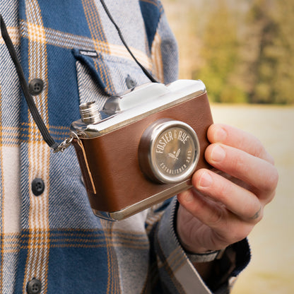 Stainless Steel Snapshot Flask by Foster & Rye™ - Mixologist Warehouse