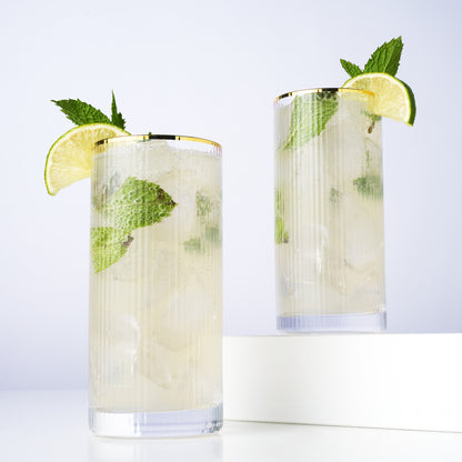 Meridian Crystal Highball Glasses