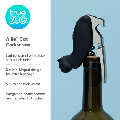 Allie™ Cat Double-hinged Corkscrew