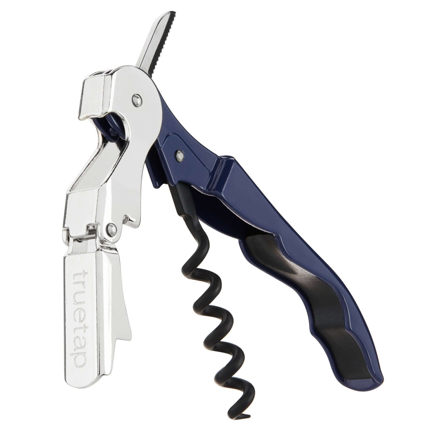 Truetap™: Double-Hinged Corkscrew in Navy Blue