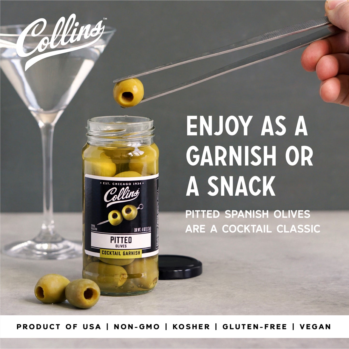 4 oz. Pitted Cocktail Olives
