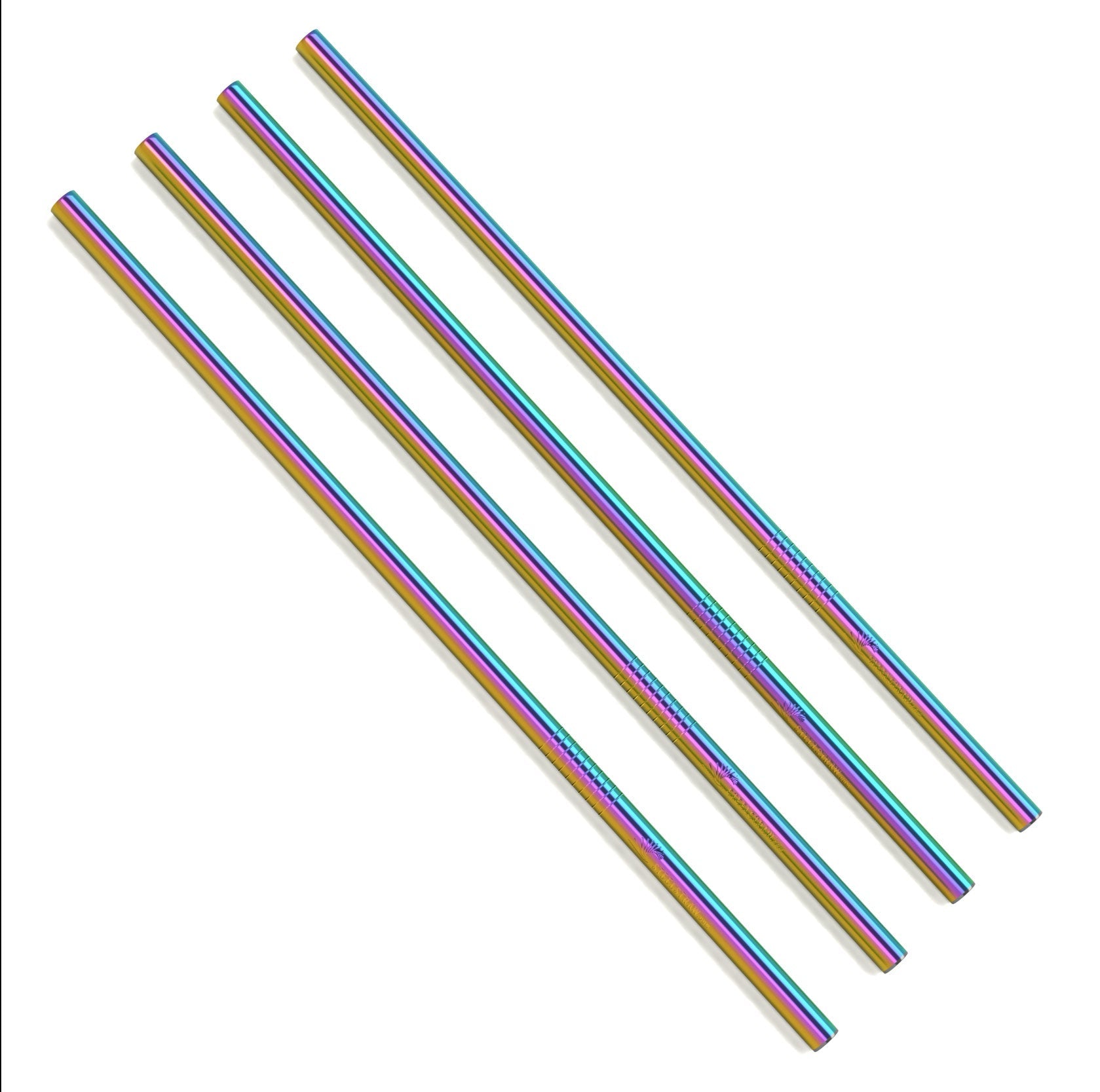 Single - Straight Rainbow Metal Straw-0