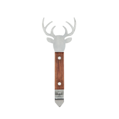 Stag Acacia Wood Bottle Opener by Foster & Rye™