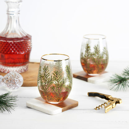 Woodland Stemless Wine Glass