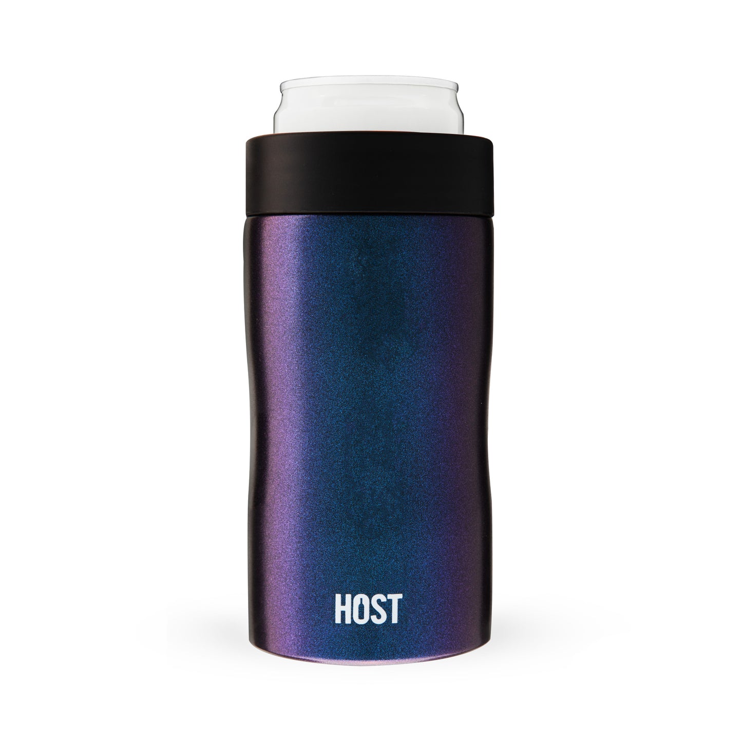 Stay-Chill Slim Can Cooler in Galaxy Black