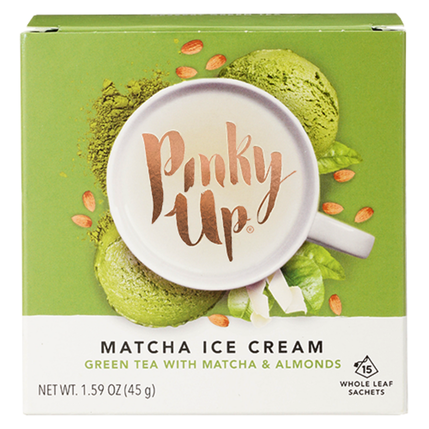 Matcha Ice Cream Pyramid Tea Sachets