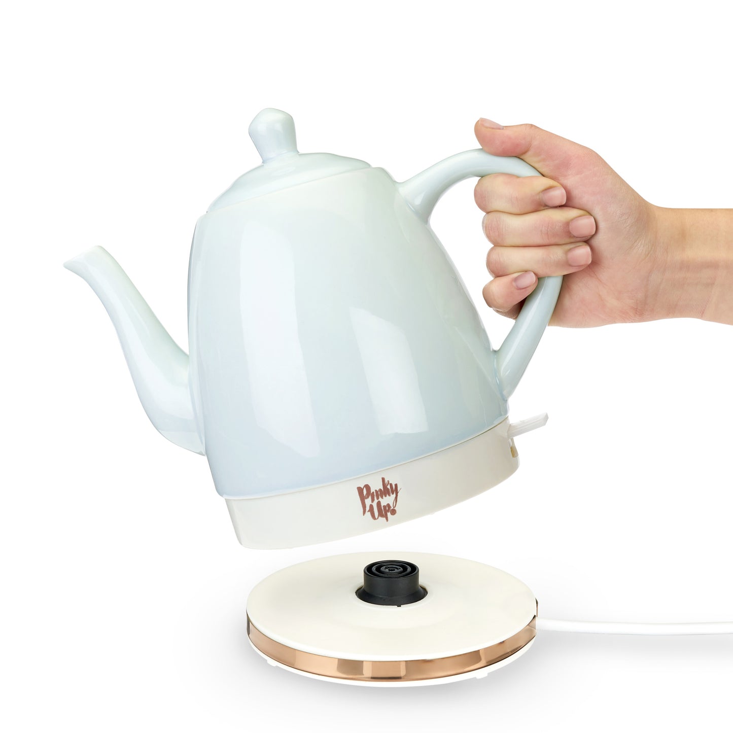 Noelle™ Ceramic Electric Tea Kettle by Pinky Up®