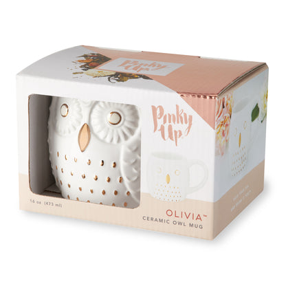 Olivia Ceramic Owl Mug by Pinky Up