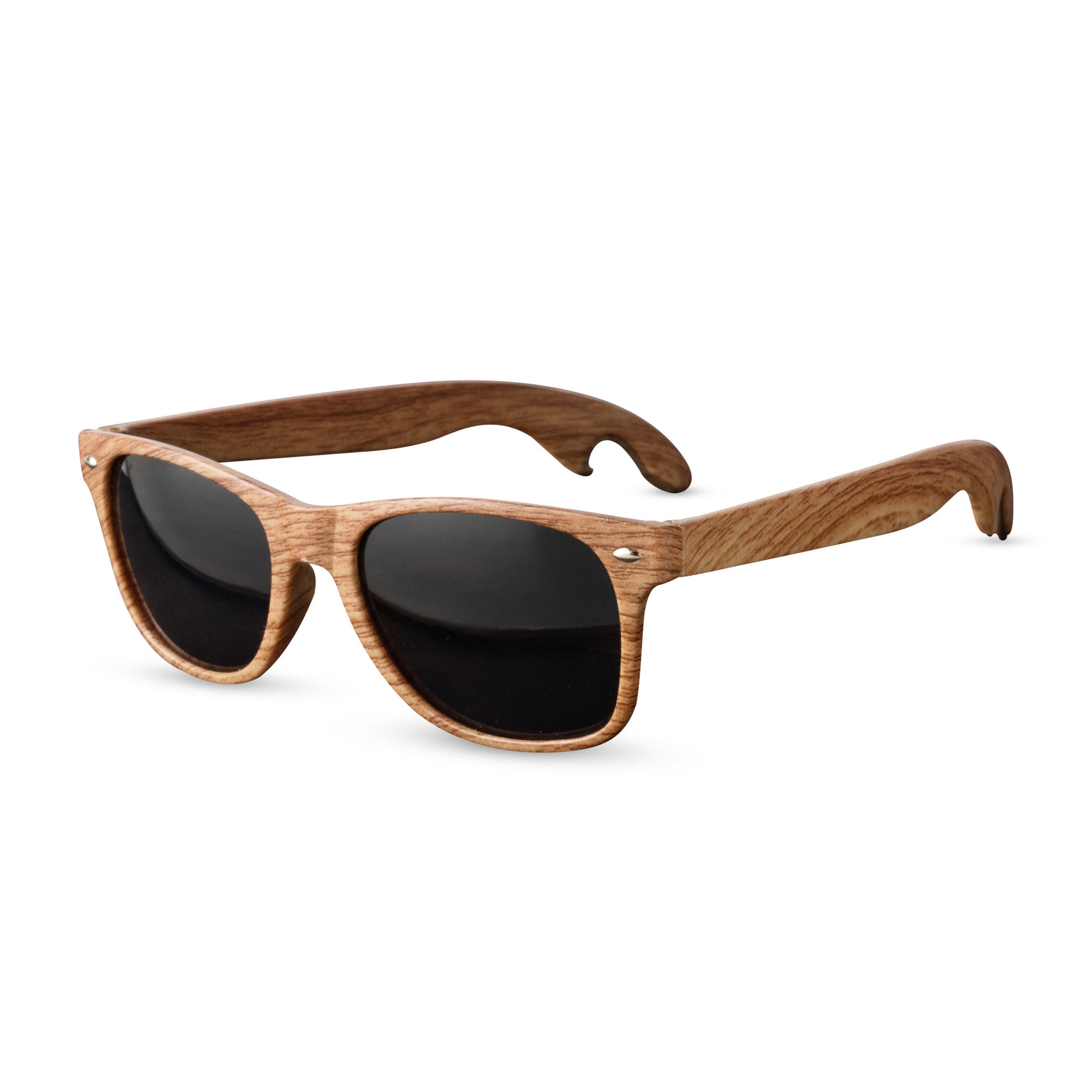 Faux Wood Bottle Opener Sunglasses by Foster & Rye™-0