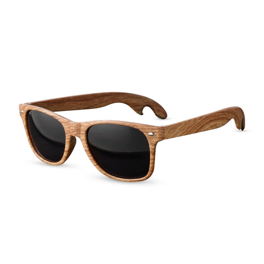 Faux Wood Bottle Opener Sunglasses by Foster & Rye™-0