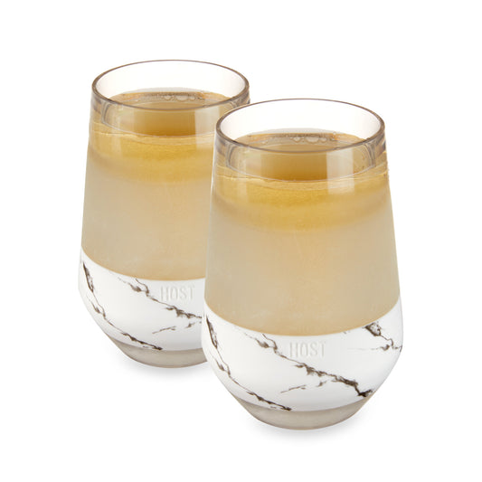 Wine FREEZE™ XL in Marble (set of 2) by HOST®