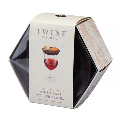 Wine Glass Topper Appetizer Plates by Twine®