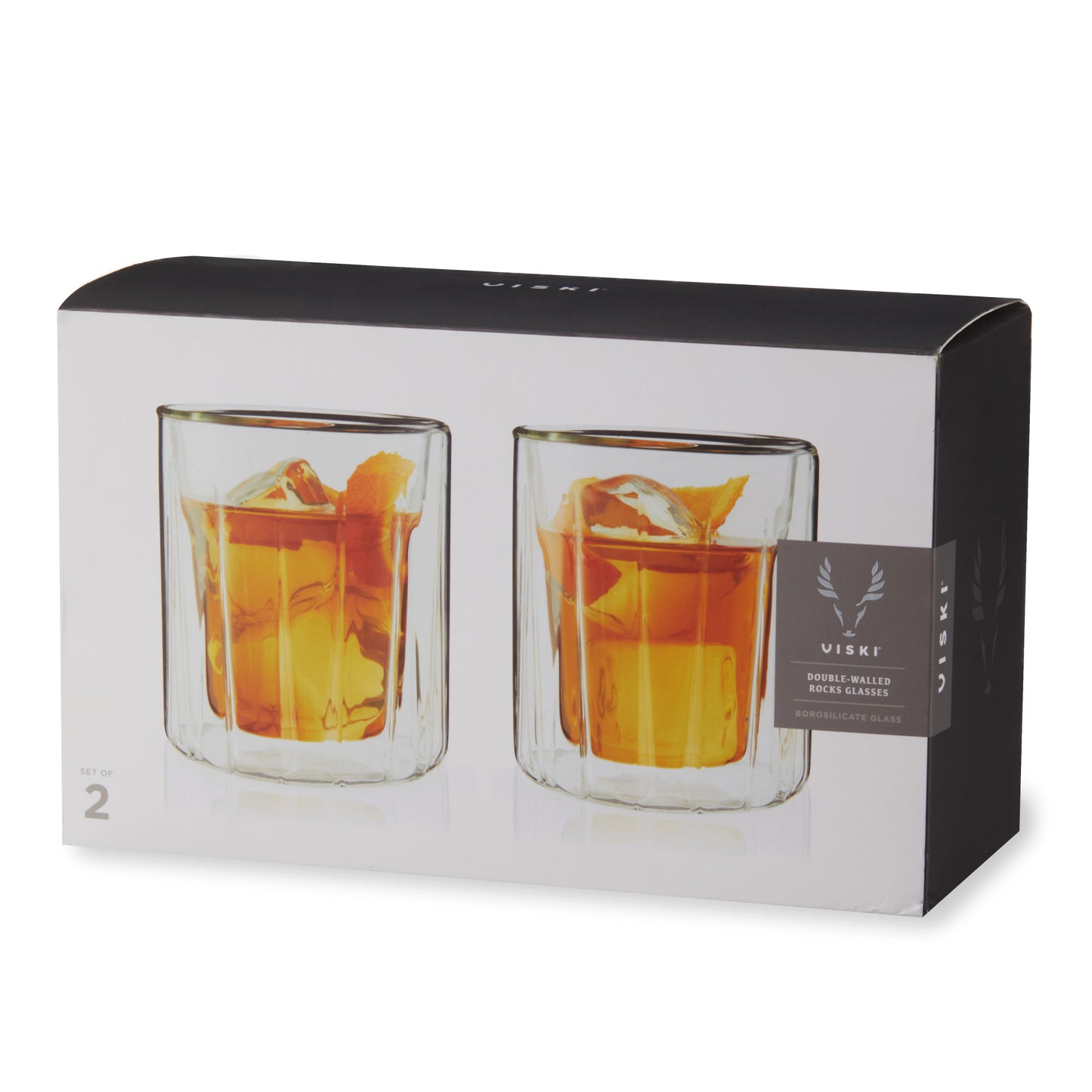 Double Walled Rocks Glasses