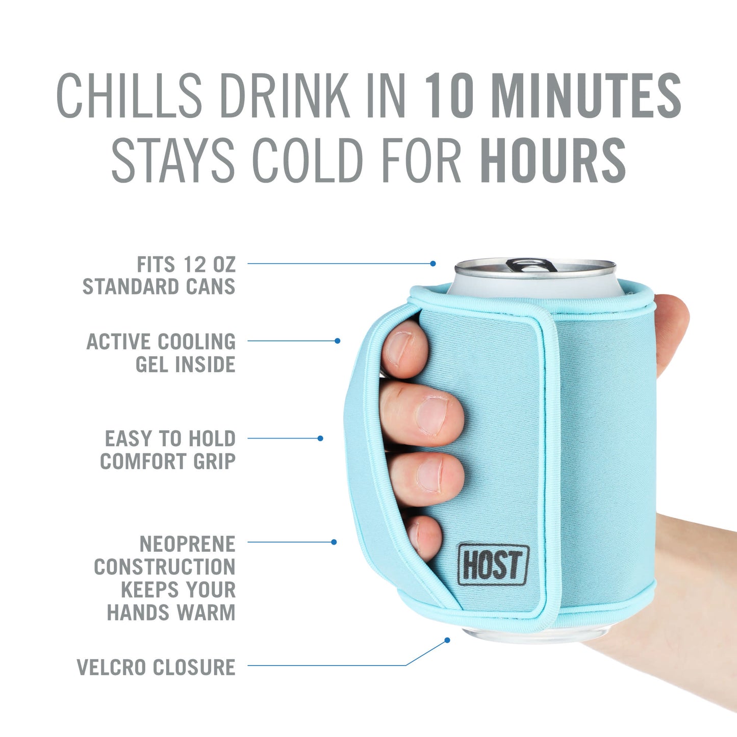 Insta-Chill Standard Can Sleeve in Ice