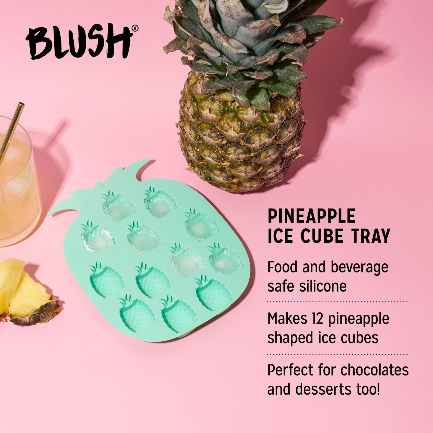 Pineapple Ice Cube Tray by Blush®