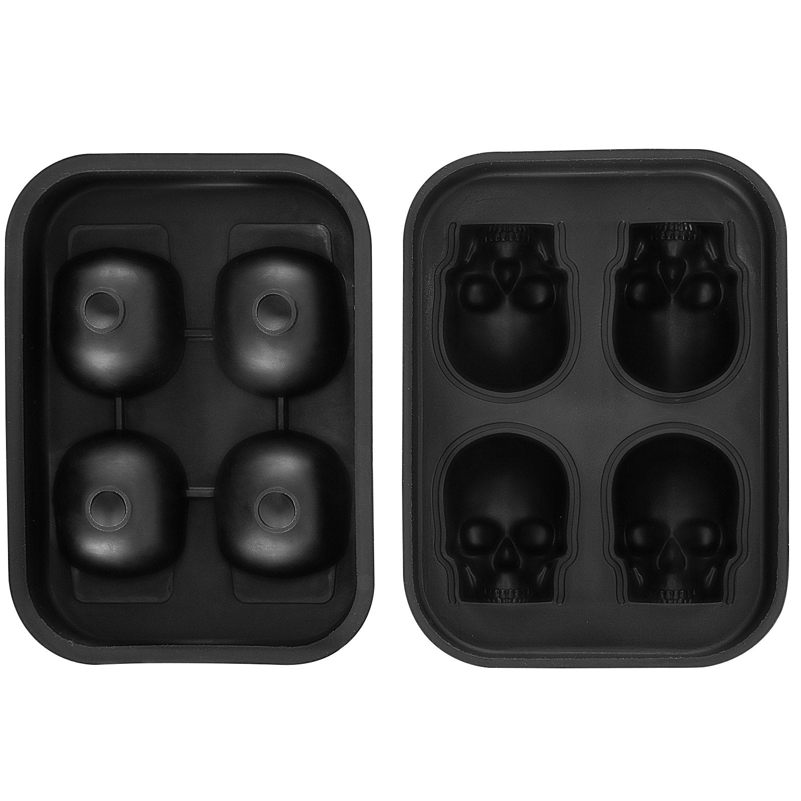 Skull Ice Cube Tray, 4-Grid -8