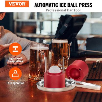 Ice Ball Press, 2.4" Red-0